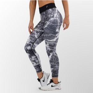 Do You Even marble leggings, XS, NWT